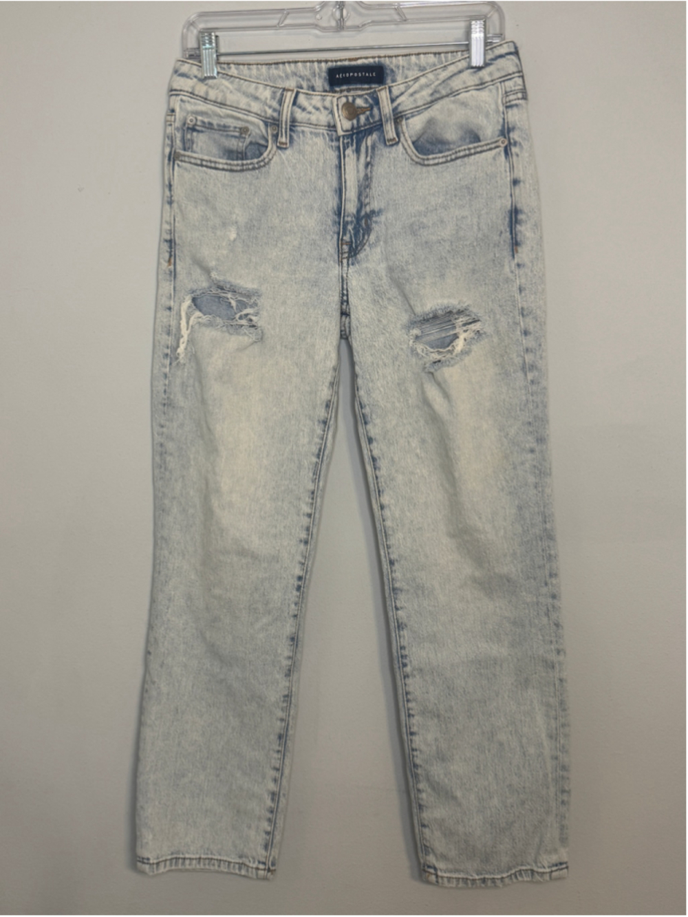 Women's Aeropostale Mid Rise Ankle Straight Jeans Size 6